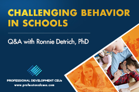 Challenging Behavior in Schools 280x185 ceu